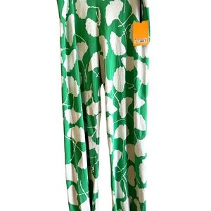 Diane Von Furstenberg Green Knit Pants